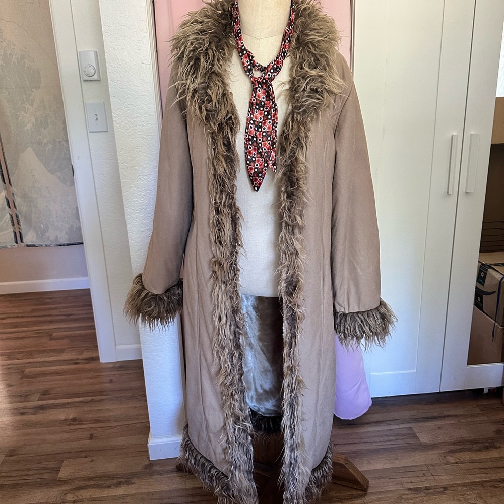 Penny Lane style afghan coat